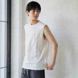 【形態回復性・ストレッチ性】SOLOTEX(R) ワッフルノースリーブTシャツ | coen【men】 | 詳細画像5