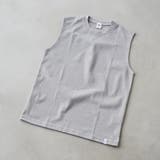 LT.GRAY | 【形態回復性・ストレッチ性】SOLOTEX(R) ワッフルノースリーブTシャツ | coen【men】