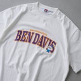 WHITE | BEN DAVIS（ベンデイビス）裾リブプリントＴシャツ | coen【men】