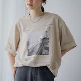 BEIGE | 西海岸フォトプリントTシャツ | coen【men】