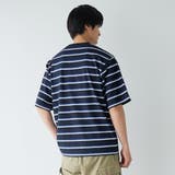 USAコットンサーフボーダー半袖Tシャツ | coen【men】 | 詳細画像12 
