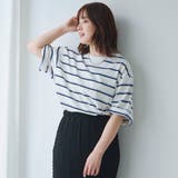 USAコットンサーフボーダー半袖Tシャツ | coen【men】 | 詳細画像4 