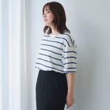 USAコットンサーフボーダー半袖Tシャツ | coen【men】 | 詳細画像5 