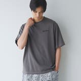 BLACK | パウダー加工Tシャツ | coen【men】