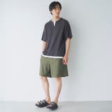 キーネックフェイクレイヤード半袖Tシャツ | coen【men】 | 詳細画像13