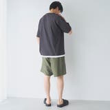 キーネックフェイクレイヤード半袖Tシャツ | coen【men】 | 詳細画像14