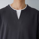 キーネックフェイクレイヤード半袖Tシャツ | coen【men】 | 詳細画像22