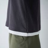 キーネックフェイクレイヤード半袖Tシャツ | coen【men】 | 詳細画像25