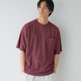【吸水速乾/UVカット】配色ポンチ半袖ポケットTシャツ | coen【men】 | 詳細画像1