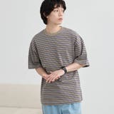 BEIGE | <Parknik>マルチボーダーTシャツ | coen【men】