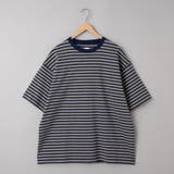 NAVY | <Parknik>マルチボーダーTシャツ | coen【men】