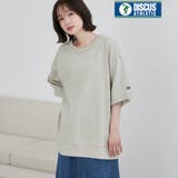 BEIGE | DISCUS別注 USAコットンスウェットTシャツ | coen【men】