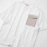 WHITE | KELTY(ケルティ)別注フラップポケット切替Tシャツ | coen【men】