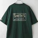 DK.GREEN | SMITH’S(スミス)別注ロゴプリントポケットTシャツ | coen【men】