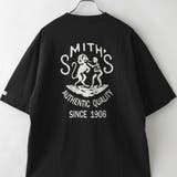 BLACK | SMITH’S（スミス）別注エンブレムプリントTシャツ | coen【men】