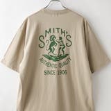 LT.GRAY | SMITH’S（スミス）別注エンブレムプリントTシャツ | coen【men】