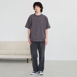 USAコットンcoenロゴボーダーTシャツ | coen【men】 | 詳細画像12