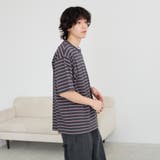 USAコットンcoenロゴボーダーTシャツ | coen【men】 | 詳細画像13