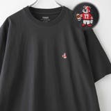 DK.GRAY | USAコットンベア刺繍Tシャツ | coen【men】