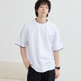WHITE | USAコットンレイヤードライクTシャツ | coen【men】