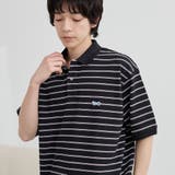 Penneys（ぺニーズ）別注ドライカノコボーダーポロシャツ 吸水速乾機能付き | coen【men】 | 詳細画像12 