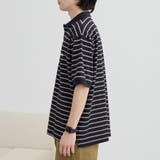 Penneys（ぺニーズ）別注ドライカノコボーダーポロシャツ 吸水速乾機能付き | coen【men】 | 詳細画像18 