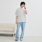 Penneys（ぺニーズ）別注ドライカノコボーダーポロシャツ 吸水速乾機能付き | coen【men】 | 詳細画像4 