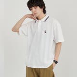 ワンポイントベア刺繍カノコポロシャツ | coen【men】 | 詳細画像7 