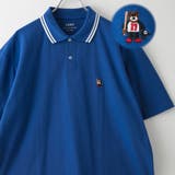 COBALT | ワンポイントベア刺繍カノコポロシャツ | coen【men】