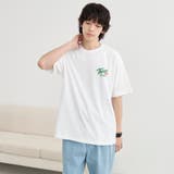 USAコットンフードプリントTシャツ | coen【men】 | 詳細画像2 