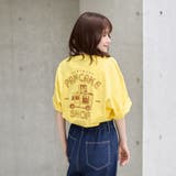 MUSTARD | USAコットンフードプリントTシャツ | coen【men】