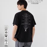 BLACK | 【WELLTECT】プリントTシャツ ー吸水速乾/接触冷感/UVカット/遮熱ー | coen【men】
