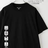 BLACK | 【WELLTECT】ロゴ刺繍Tシャツ ー吸水速乾、接触冷感、UVカット、遮熱ー | coen【men】