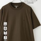 DK.BROWN | 【WELLTECT】ロゴ刺繍Tシャツ ー吸水速乾、接触冷感、UVカット、遮熱ー | coen【men】