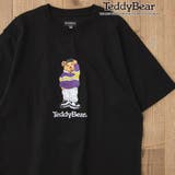 BLACK | Teddy Bear(テディベア)別注プリントTシャツ | coen【men】
