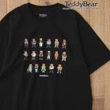 BLACK | Teddy Bear(テディベア)17ベアプリントTシャツ | coen【men】