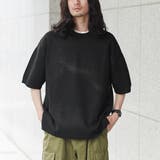 BLACK | オーバーサイズメッシュサマーニット | coen OUTLET