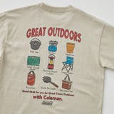 BEIGE | Coleman(コールマン)別注キャンプモチーフプリントTシャツ | coen【men】