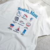 WHITE | New Balance(ニューバランス)別注リラックスプリントTシャツ | coen【men】