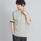 MD.GRAY | カラーリブニットポロシャツ | coen【men】