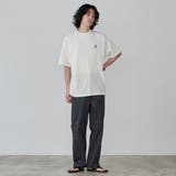 スポーツベア刺繍クルーネックTシャツ | coen【men】 | 詳細画像8
