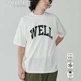 WHITE | 【WELLTECT】ロゴプリントクルーネックTシャツ（WEB限定カラー） | coen【men】