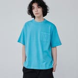 LT.BLUE | ピグメントポケットTシャツ | coen【men】