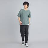 リップルフェイクレイヤードヘンリーネックTシャツ | coen【men】 | 詳細画像13