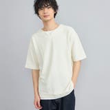 OFF WHITE | リップルフェイクレイヤードヘンリーネックTシャツ | coen【men】