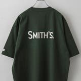 DK.GREEN | SMITH’S（スミス）別注ロゴプリントポケットTシャツ | coen【men】