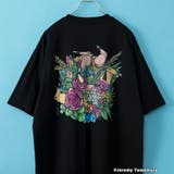 BLACK | Jeremy Yamamura×コーエン グラフィックプリントTシャツ | coen【men】