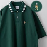 DK.GREEN | ワンポイントベア刺繍ポロシャツ | coen【men】