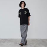 刺繍ハッポウプリントTシャツ | coen【men】 | 詳細画像7 