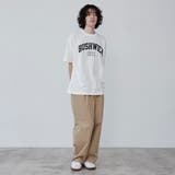 【WEB限定】サガラ刺繍ロゴTシャツ | coen【men】 | 詳細画像7 